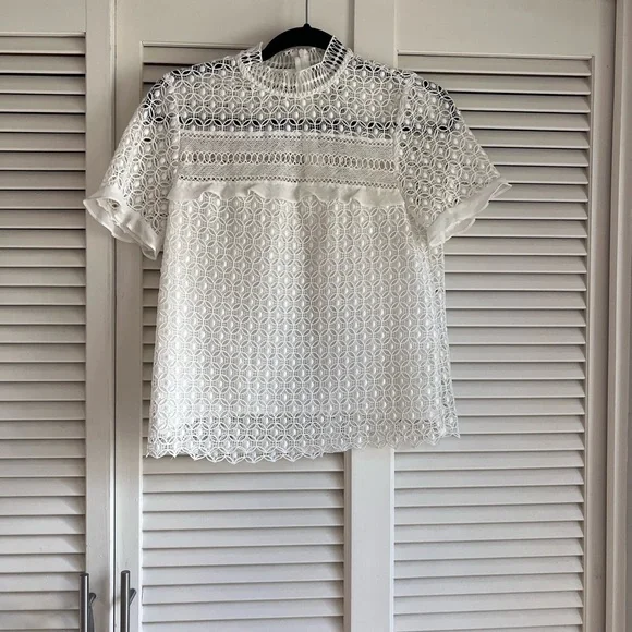 Summer lace white top - Picture 5 of 5